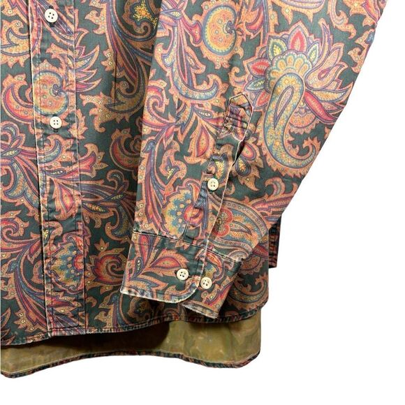 Tommy Hilfiger 100% Cotton Dress Floral Print Shirts Size XL - Picture 5 of 8